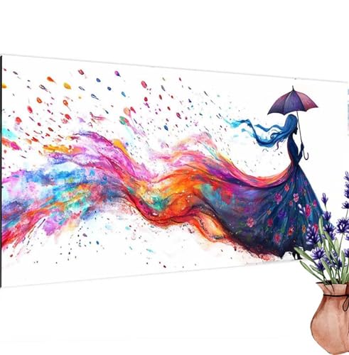 Diamond Painting Graffiti, Mädchen Diamond Painting Erwachsene Groß 80x40 cm DIY 5D Diamant Kunst Kinder Anfänger Set, Diamant Stickerei Bastelset Erwachsene Frauen für Zimmer Deko, Geschenke k-257 von Canuhkun