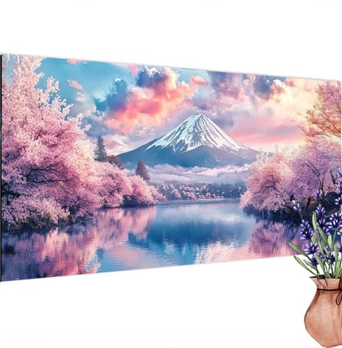 Diamond Painting Japan,See Diamond Painting Erwachsene Groß 80x40 cm DIY 5D Diamant Kunst Kinder Anfänger Set, Diamant Stickerei Malerei Bastelset Erwachsene Frauen für Zimmer Deko, Geschenke k-330 von Canuhkun