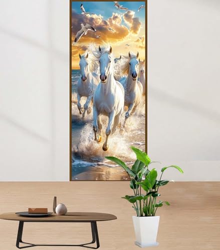 Horse Diamond Painting XXL 105x35cm Tier Diamant Painting Bilder DIY 5D Full Diamond Art Leinwand Malen nach Zahlen Erwachsene Bastelset, Kreatives für Mädchen Geschenke, Wanddeko Aesthetic S-923 Horse Diamond Painting XXL 105x35cm Tier Diamant Painting Bilder DIY 5D Full Diamond Art Leinwand Malen nach Zahlen Erwachsene Bastelset, Kreatives für Mädchen Geschenke, Wanddeko Aesthetic S-923 von Canuhkun
