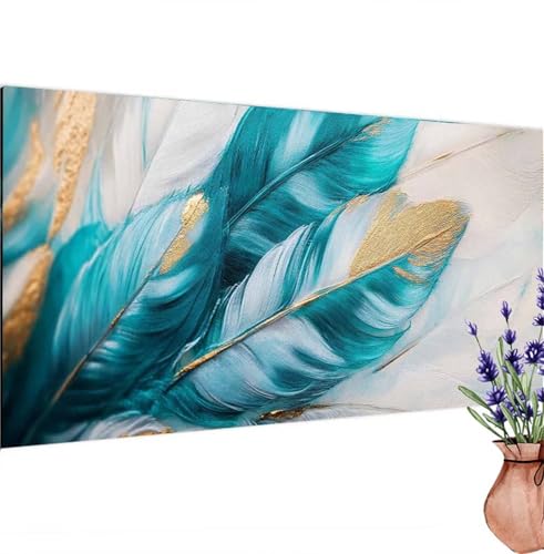 Natur Diamond Painting XXL 110x55 cm, Diamant Painting Bilder Blatt Muster, DIY 5D Full Drill Crystal Art Stickerei Malerei Basteln Set, Kreatives für Mädchen Geschenke, Wanddeko Aesthetic k-461 von Canuhkun