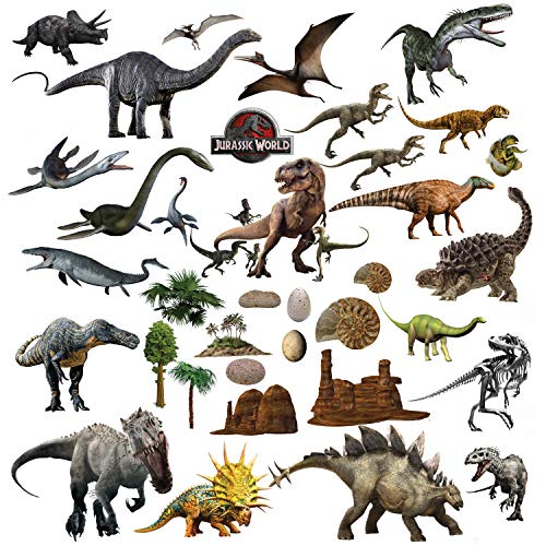 Dinosaurier Wandtattoo Wandsticker Wandaufkleber für Jungs Kinderzimmer Schlafzimmer von Canvas 24