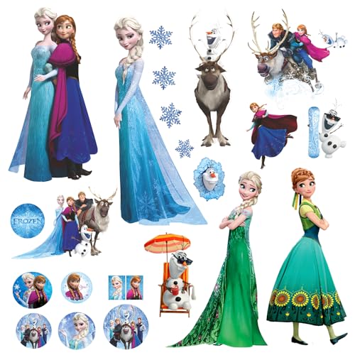 Frozen Aufkleber Wandtattoo Fur Kinderzimmer von Canvas 24