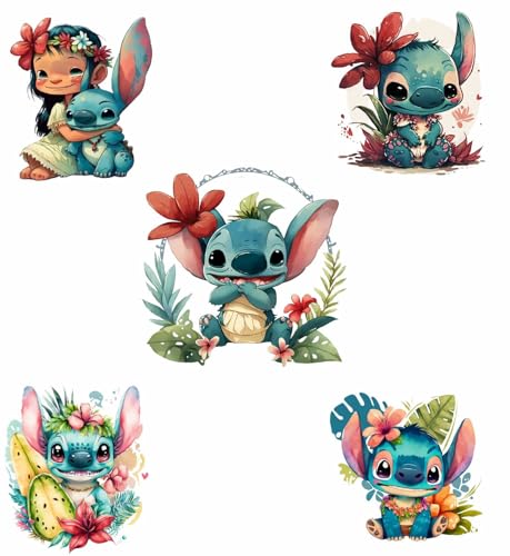 Lilo und Stitch Aufkleber Wandtattoo Wandaufkleber für Kinderzimmer von Canvas 24