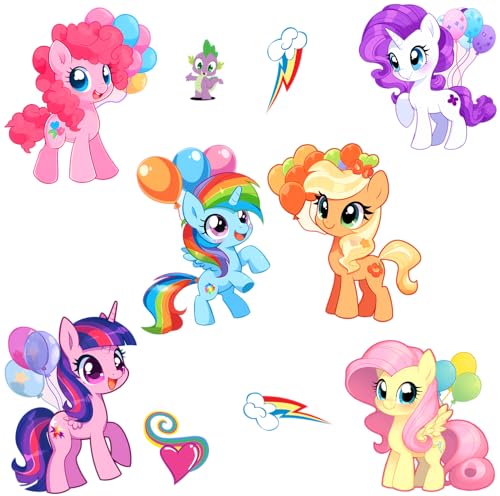 Little Pony Wandsticker Einhorn Wandtattoo Einhorn Wandtattoo Aufkleber für Kinderzimmer von Canvas 24