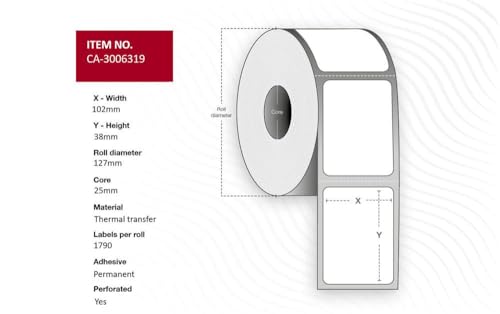 Capture Label 102 x 38 mm, Kern 25 mm von Capture