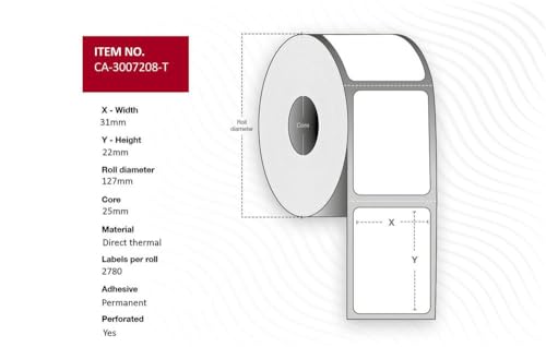 Capture Label 31 x 22 mm Adressrollen 25 mm von Capture