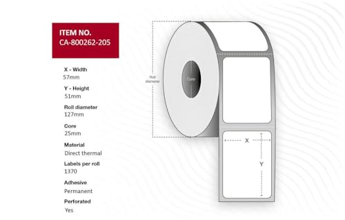 Capture Label 57 x 51 mm, Kern 25 mm von Capture