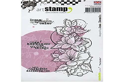 Carabelle Studio Cling Stamp Art, Stempel Set, Diese Exotiks, für Papierbasteln, Stempelprojekte, Kartengestaltung und Scrapbooking, Acryl, White, 10,5 x 14,8 cm von Carabelle Studio