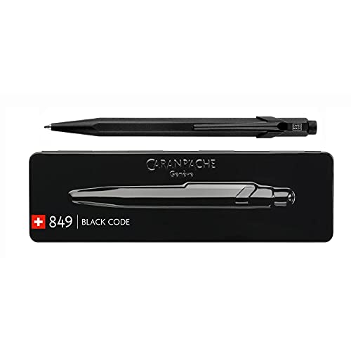 Caran d'Ache 849 Kugelschreiber Black Code, 1 Stück (1er Pack) von Caran d'Ache