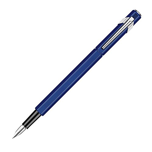 Caran d'Ache 849 Metall-Füllfederhalter Blau EF von Caran d'Ache