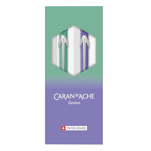 Caran d’Ache Set 849 Kugelschreiber und Minenhalter in der Farbe Borealis, Sonderedition, 8490.703 von Caran d'Ache