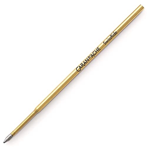 Caran d'Ache d´Ache Swissride Mine für Kugelschreiber 888 Gold, Schriftfarbe: Schwarz, Strichstärke: Medium, 8528.000, 12cm von Caran d'Ache