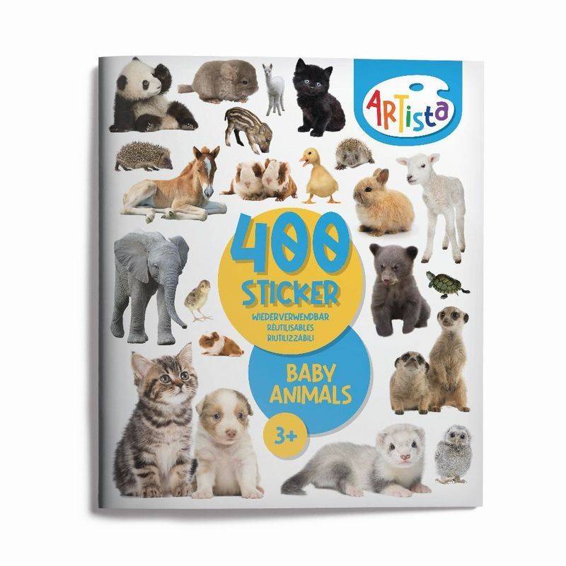 Artista - Stickerbuch Tierbabys, Kartoniert (TB) von Carletto Deutschland