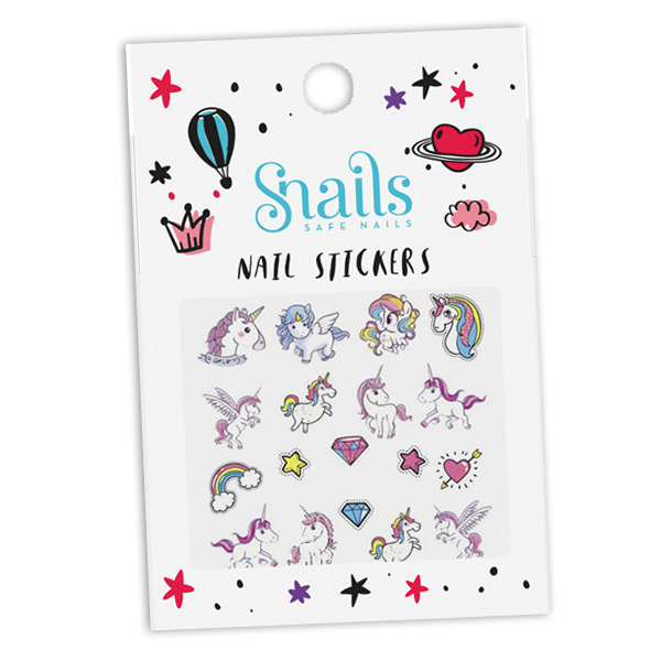 Nagelsticker "Einhorn", 1 Stickerbogen mit 21 Bildchen von Carletto