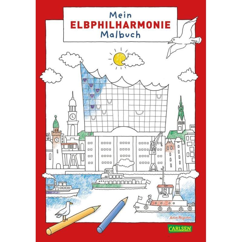 Mein Elbphilharmonie-Malbuch, Kartoniert (TB) von Carlsen