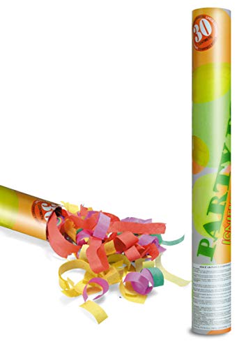 Carnival 04170 – Party Popper Druckluft wirtschaftlichen Papier flammwidrig, 30 cm. von Carnival Toys