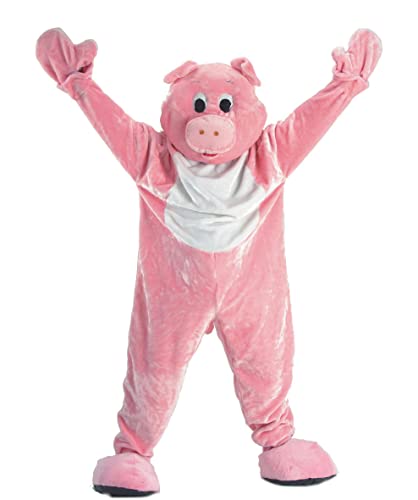 Carnival Toys 25902 - Schwein, Herrenkostüm, Kopf und Füße separat, Universal L-XXL von Carnival Toys