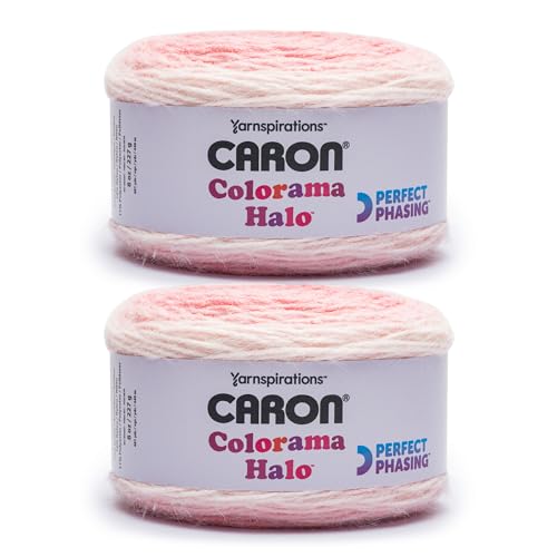 Caron 29107676002P02 Colorama Halo Cake Garn, Rose Frost von Caron