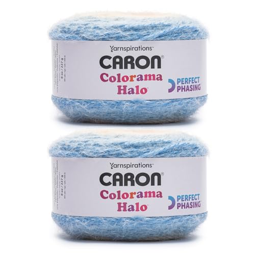 Caron 29107676027P02 Colorama Halo Cake Garn, Amber Ocean von Caron