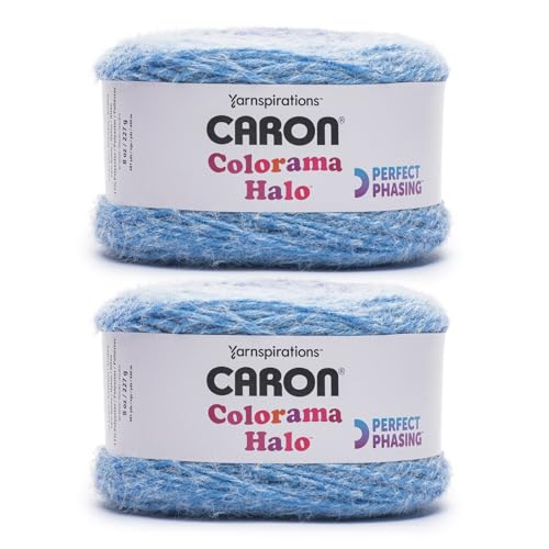 Caron 29107676028P02 Colorama Halo Cake Garn, ultra marine von Caron