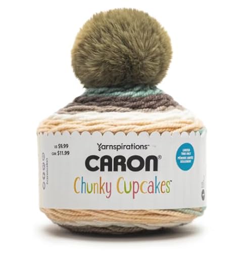 Caron Chunky Cupcakes Garn, Pistaziencreme von Caron