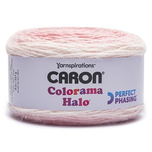 Caron Colorama Halo Garn, 227 g, Rosa Frost von Caron