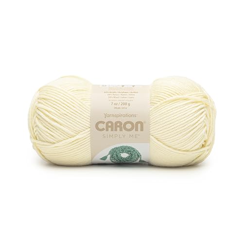 Caron Simply Me Aran-Garn, 2 Stück, 200 g, 62% Acryl, 20% Nylon, 18% Wolle, #5 sperrig, 240 Meter – Stricken/Häkeln von Caron