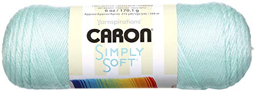Caron Simply Soft H97003 Garn, 288 m, Grün - Soft Green, 6 oz von Caron