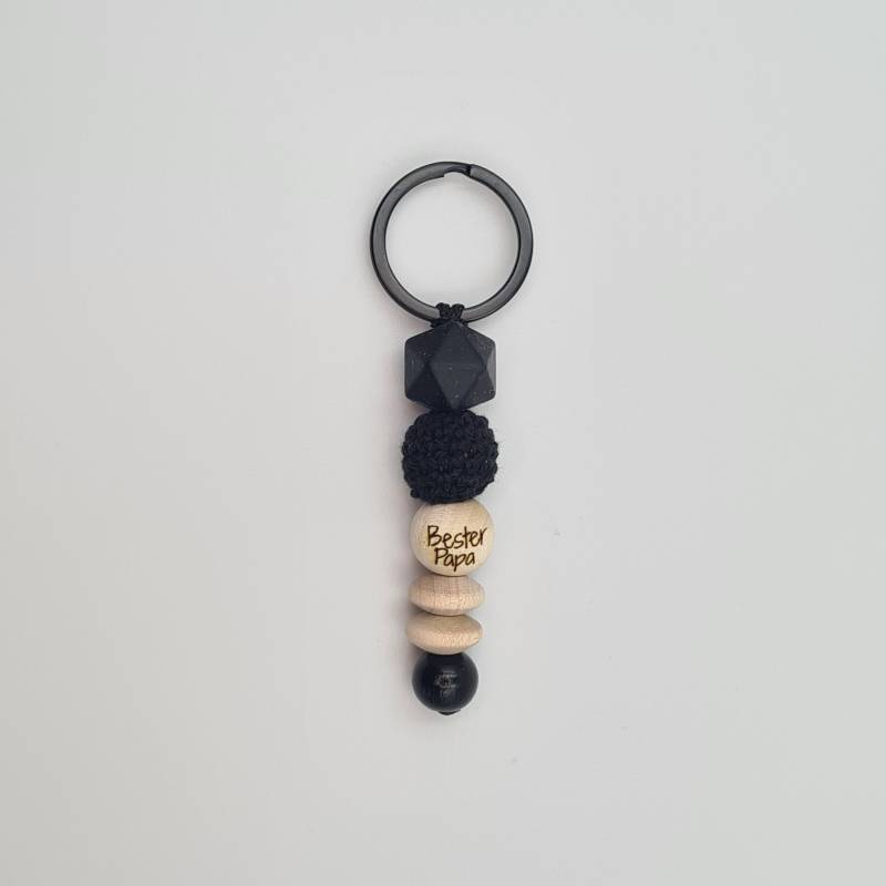 Schlüsselanhänger Black von CarosBabyzauber