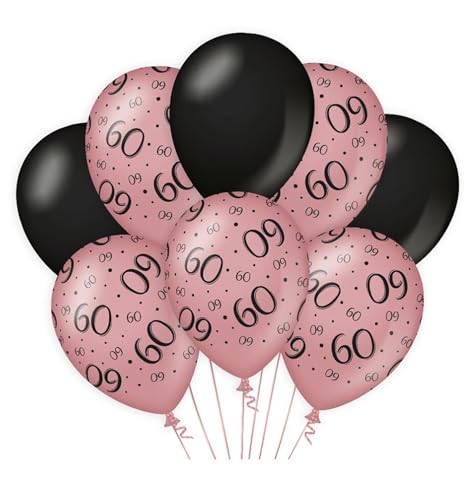 * ROSE GOLD * Deko für Geburtstag, Jubiläum und Party | zum 18. 30. 40. 50. 60. Birthday | Rosegold Dekoration Partydeko Girlande Ballons (Zahl 50 Hängedeko) von Carpeta