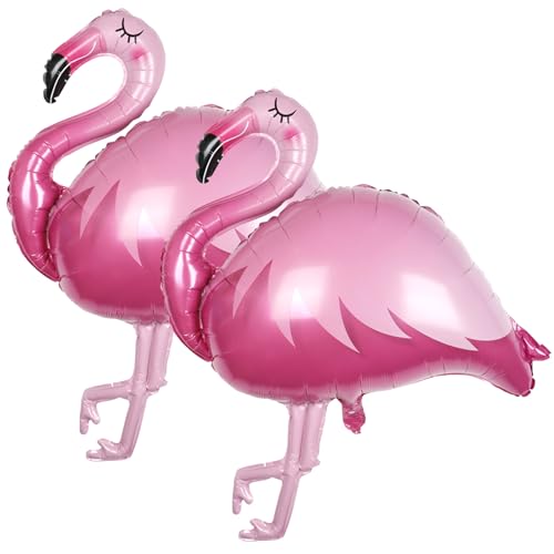 XXL Flamingo Luftballon, 2 StüCk Rosa Flamingo Deko Flamingo Folienballons, Deko Flamingo Folienballon FüR Hochzeit Party Flamingo Party Deko Geburtstag, üBerraschung Geschenk FüR Kindergeburtstag. von Carreneu