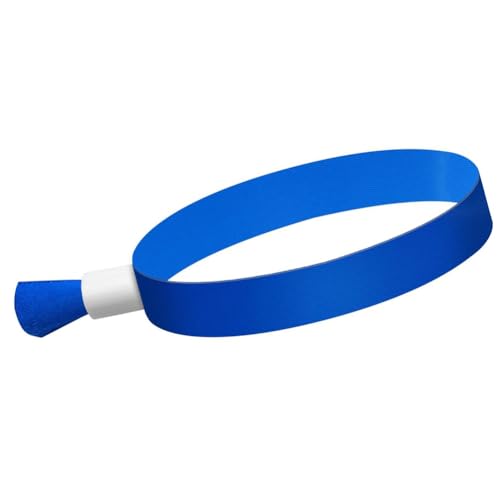 Carriere 100 Stück Stoff-Event-Armbänder für Veranstaltungen, für Leichtes Konzert-Handgelenkband (Blau) von Carriere