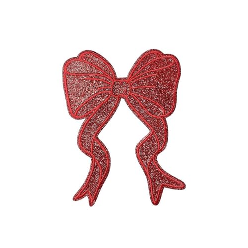 Sweatshirt Side Bow Patches, Iron On Patches Glitter, Embroidered Bow Mama Sweatshirt, Cute Sequin Applique Sew On Fabric Patches Shiny DIY Decorative Accessories Lovely for Girls Women von Carroterr