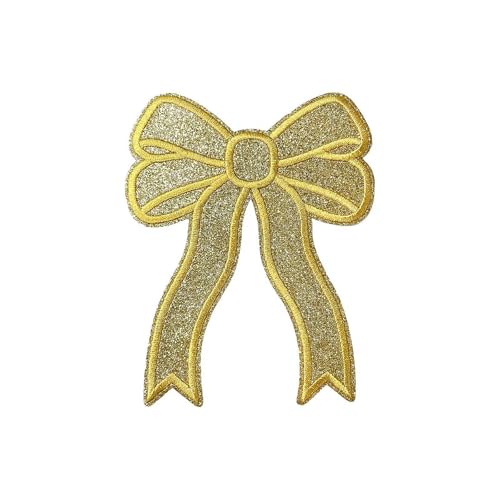 Sweatshirt Side Bow Patches, Iron On Patches Glitter, Embroidered Bow Mama Sweatshirt, Cute Sequin Applique Sew On Fabric Patches Shiny DIY Decorative Accessories Lovely for Girls Women von Carroterr