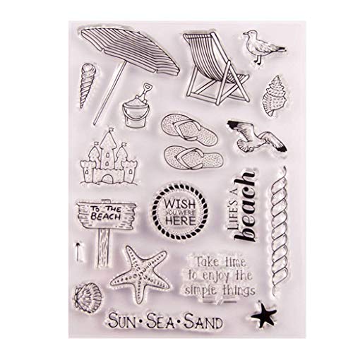 Carry stone Strand Silikon Clear Stamp Seal DIY Scrapbook Prägung Album Dekor Kunsthandwerk von BASEOW