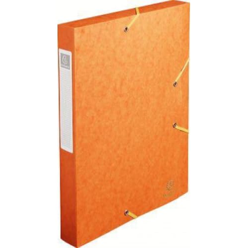 Cartobox Nature FUTURE Gummizugbox mit Glanzkarte, Rücken 40, Farbe orange - 10 Stück von Cartorel