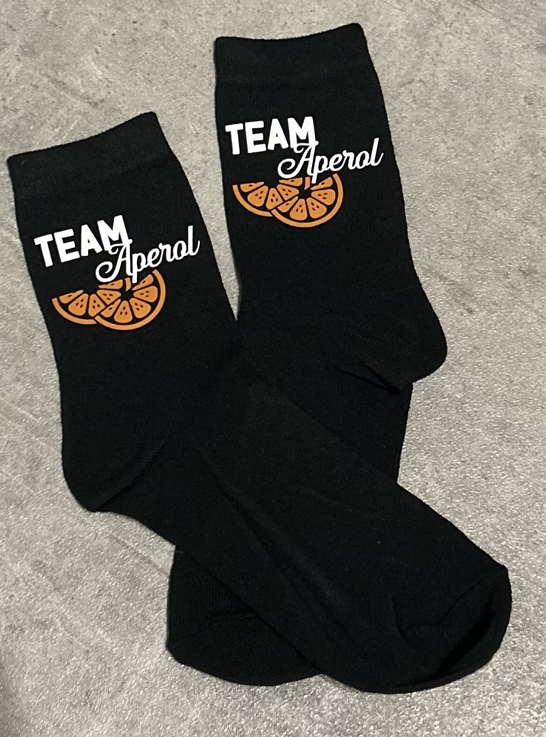 Socken „Team Aperol" von CasaMiaDesignbyCC