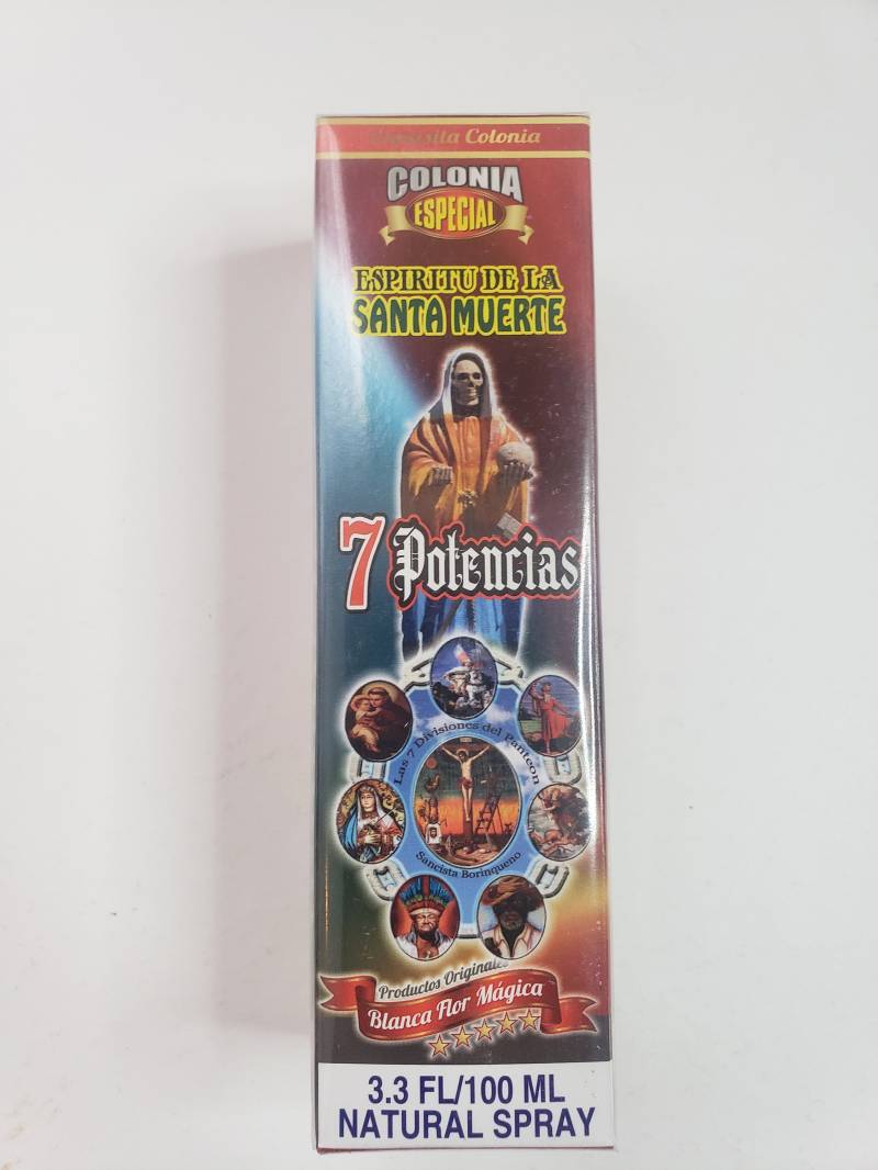 Colonia 3.3Fl Natürlicher Spray Espiritu De La Santa Muerte 7 Potencias Fe, Religion von CasabellaBotanica