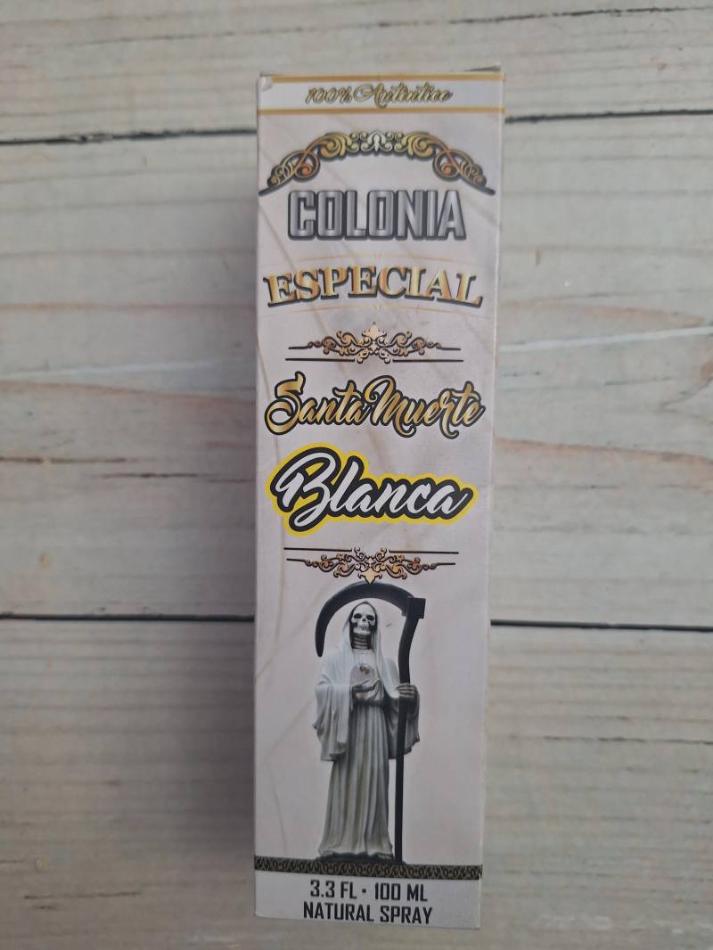 Colora 3.3Fl Natural Spray Espiritu De La Santa Muerte Blanca Fe, Religion von CasabellaBotanica