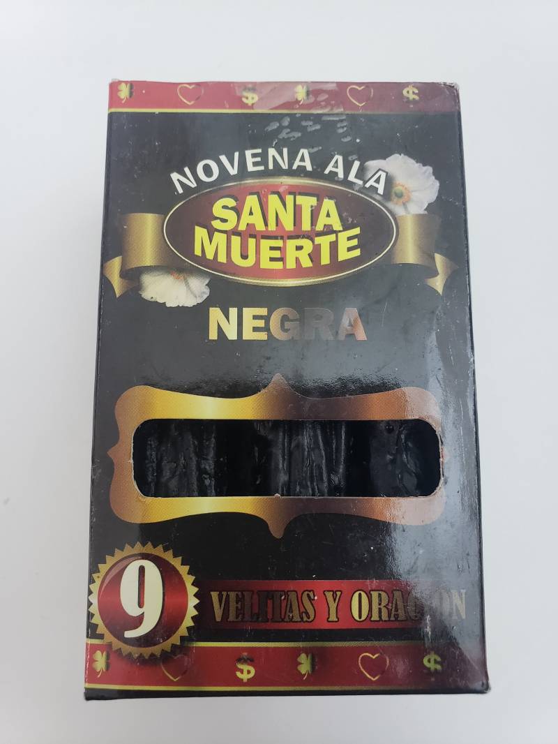 Novene A La Santa Muerte Negra 9 Velas Y Oracion Para Amarre O Desamarre - Amor von CasabellaBotanica