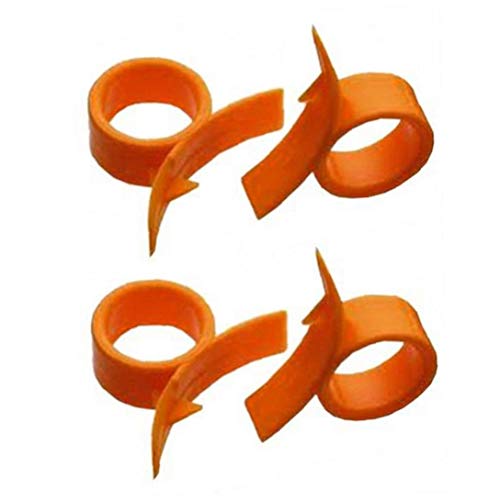 Case Cover 4pcs Haushalt Küche Runde Orange Schäler Ring Peeler Grapefruit Peeler von Case Cover