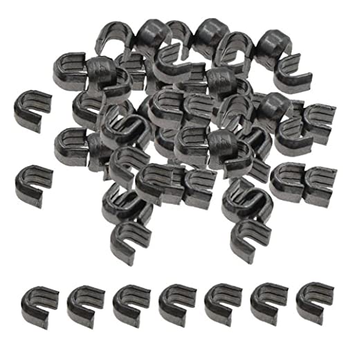 Casiler 50pcs 5 Hochwertige U -förmige Metall -reißverschluss -up -Stopper -DIY -nähtätigkeitshose Reißverschluss Accessoires von Casiler