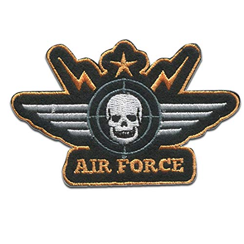 Air Force Totenkopf Troopers - Aufnäher, Bügelbild, Aufbügler, Applikationen, Patches, Flicken, zum aufbügeln, Größe: 8,3 x 5,3 cm von Catch the Patch