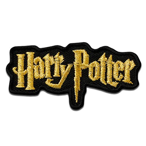 Harry Potter © Logo - Aufnäher, Bügelbild, Aufbügler, Applikationen, Patches, Flicken, zum aufbügeln, Größe: 6,1 x 3,3 cm von Catch the Patch