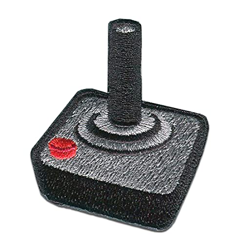 Joystick - Aufnäher, Bügelbild, Aufbügler, Applikationen, Patches, Flicken, Zum Aufbügeln, Größe: 6,0 x 5,0 cm von Catch the Patch