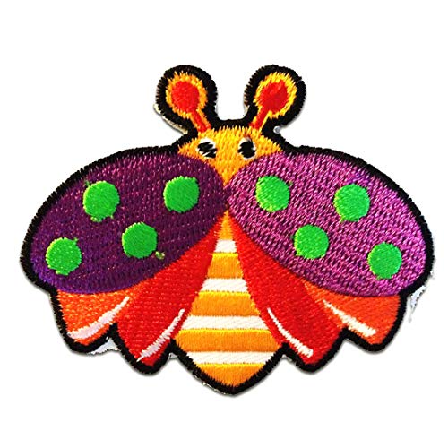 Käfer Tier - Aufnäher, Bügelbild, Aufbügler, Applikationen, Patches, Flicken, zum aufbügeln, Größe: 7,5 x 6 cm von Catch the Patch