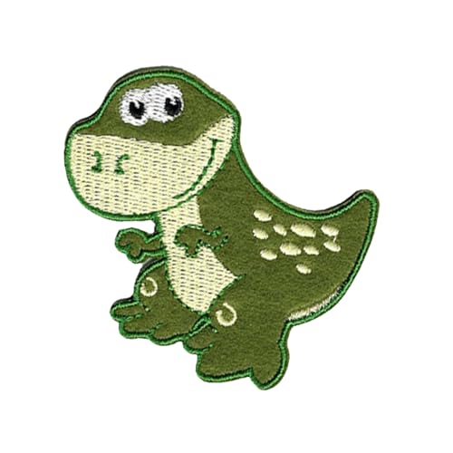 Tyrannosaurus T-Rex Dinosaurier Tier - Aufnäher, Bügelbild, Aufbügler, Applikationen, Patches, Flicken, Größe: 6,6 x 6 cm von Catch the Patch