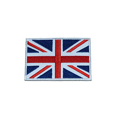 UK England Großbritannien Flagge - Aufnäher, Bügelbild, Aufbügler, Applikationen, Patches, Flicken, zum aufbügeln, Größe: 8 x 5,5 cm von Catch the Patch