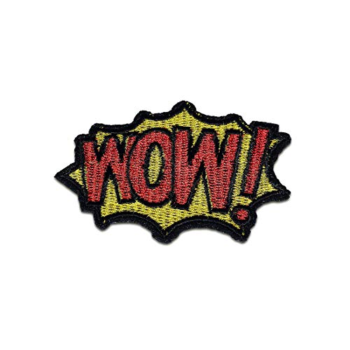 WOW! Comic Kinder - Aufnäher, Bügelbild, Aufbügler, Applikationen, Patches, Flicken, zum aufbügeln, Größe: 7,3 x 4,9 cm von Catch the Patch