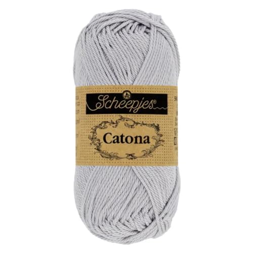 Scheepjes - Scheepjes 074 Quecksilber Catona Garn - 1x50g von Scheepjes